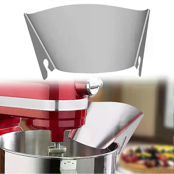 1 st Hällpip för KitchenAid Köksmaskin Rostfri Skål Hällskydd för Kitchen Aid Tillbehör