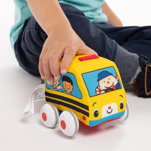 Lasten vedettävä ajoneuvosetti - Pehmeä vauvan lelusetti, jossa 6 autoa ja kuorma-autoa sekä kantolaukku, vedettävät autot, pehmeät ajoneuvolelut vauvoille ja taaperoille