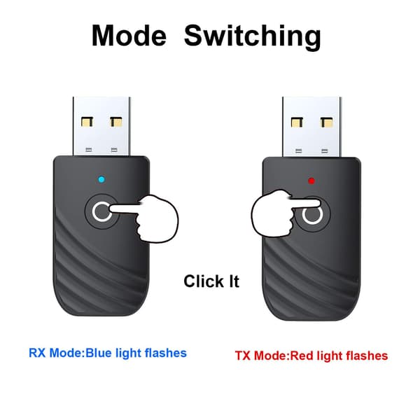 3-in-1 5.0 Bluetooth-lähetin-vastaanotin
