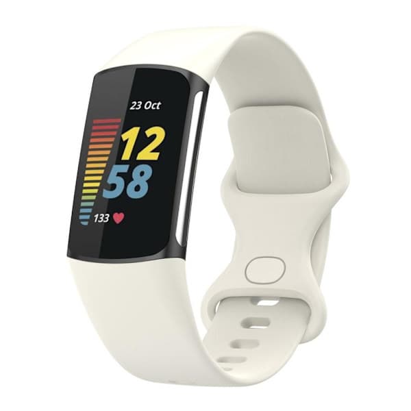 Fitbit Charge 6 / 5 Ranneke TPU (S) Beige,a