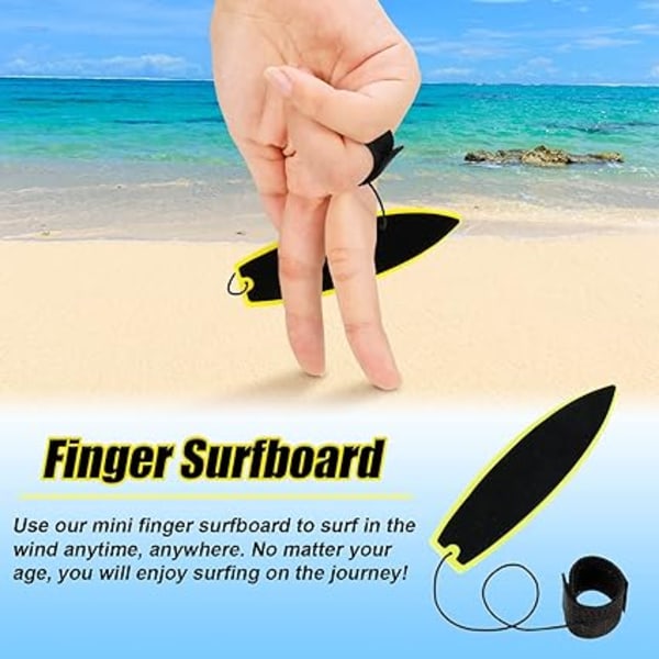 4 delar finger surfboard finger skateboard lindra stress vind