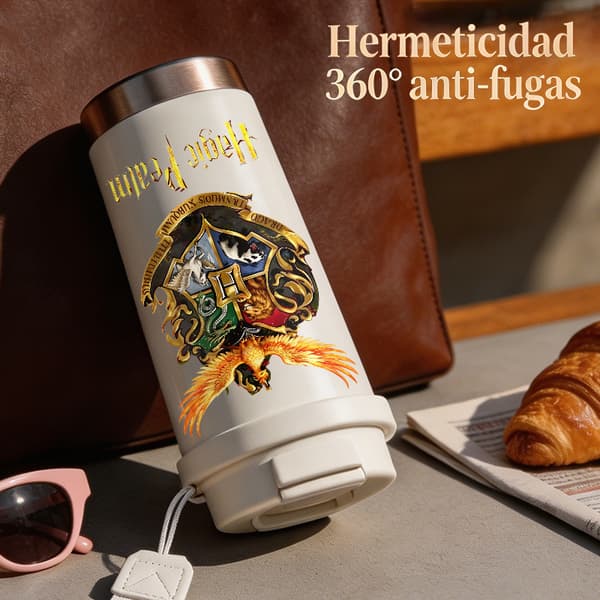Bærbar Kaffe Termos 500ml 316 Rustfritt Stål Dyredesign Pink
