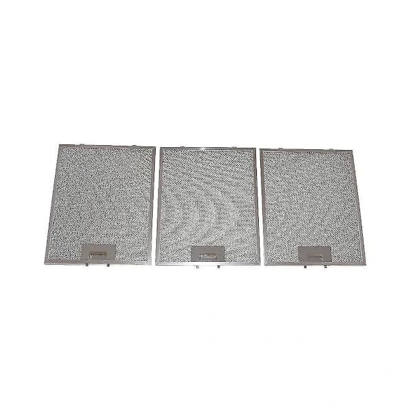 3 X Belling Universal 320 X 260 mm fedtfilter til metalkåbe