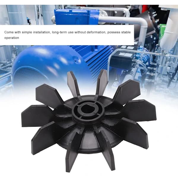 Blæserbladserstatning, Plastblæser til Elmotor, Tilbehør til Lille Luftkompressorblæser, Direkte Inline-motor, 15 mm Aksel,,A