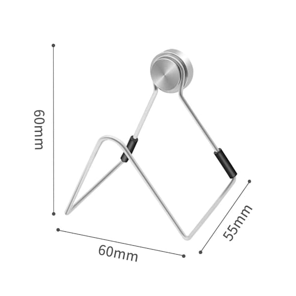 2-pack magnetisk disktrasehållare för diskho rostfritt stål, A