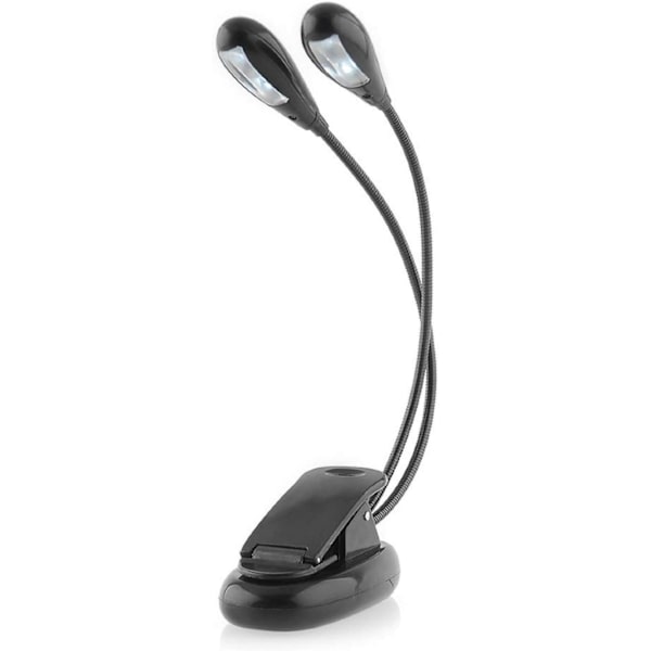 1 stk Justerbar Svanehalslys Klip på LED Lampe, Mini Super