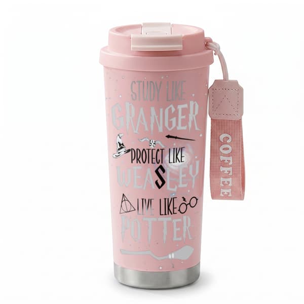 Termokopp 500 ml 316 rustfritt stål moderne design Pink