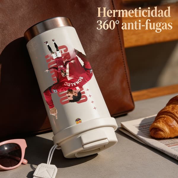 Termosmugg 500ml 316 Rostfritt Stål Vintage Design, Isolerad kaffemugg, läckagesäker resemugg med lock Pink