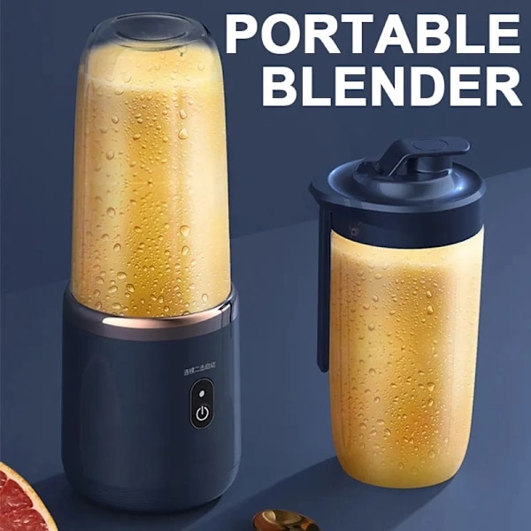 Bærbar smoothieblender, 400 ml, pink