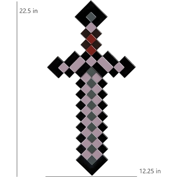 Minecraft Netherite Sword, officiellt Minecraft kostymtillbehör