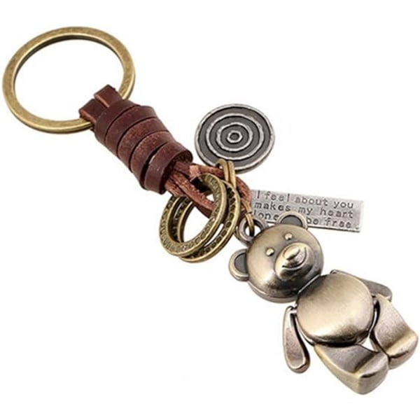 1 st Animal Owl Nyckelringar Vintage Nyckelring Små presenter för barn