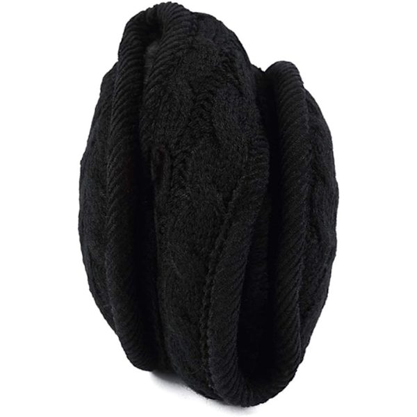 Unisex Vinter Varma Stickade Öronmuffar Kasmirs Öronmuffar Ren Färg Ea