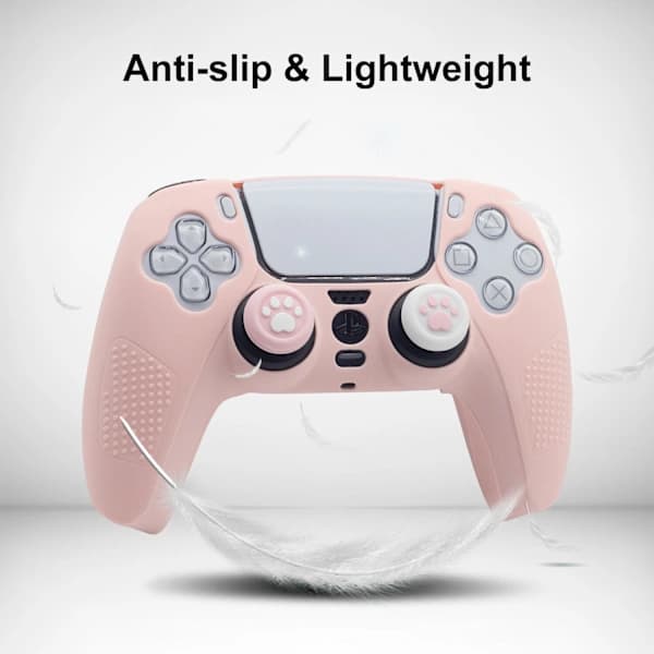 Sød Skin Grip Cover til PS5-controller Anti-skrid Silikone, A