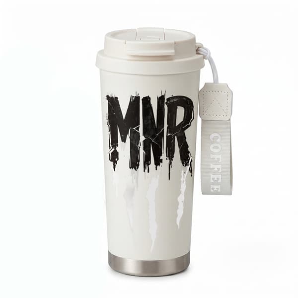 Termokopp 500ml 316 Rustfritt Stål Anime Design White