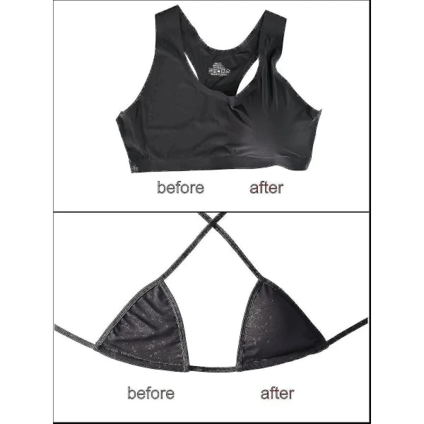 3 par BH-indlæg Bikini Indlæg BH Push-up Puder, Trekantform