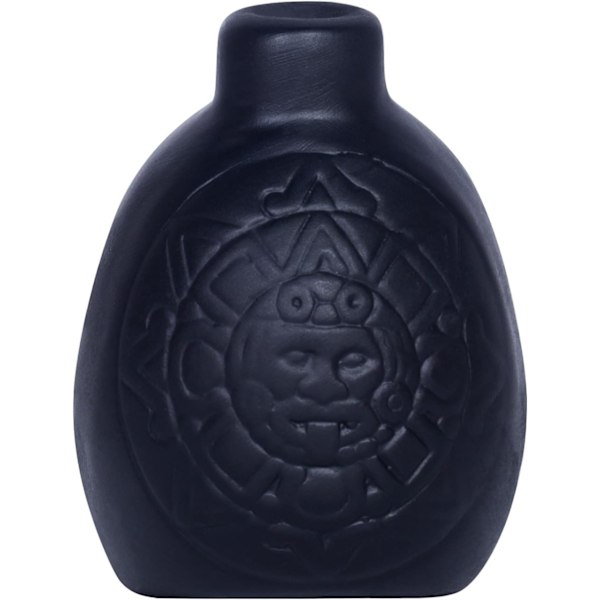 Skrigende Aztec Dødspibe - Kranie Sort