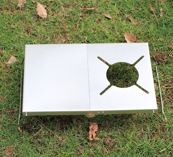 1 stk Foldbar Mini Spider Kogeplade Bord Vildmarks Camping