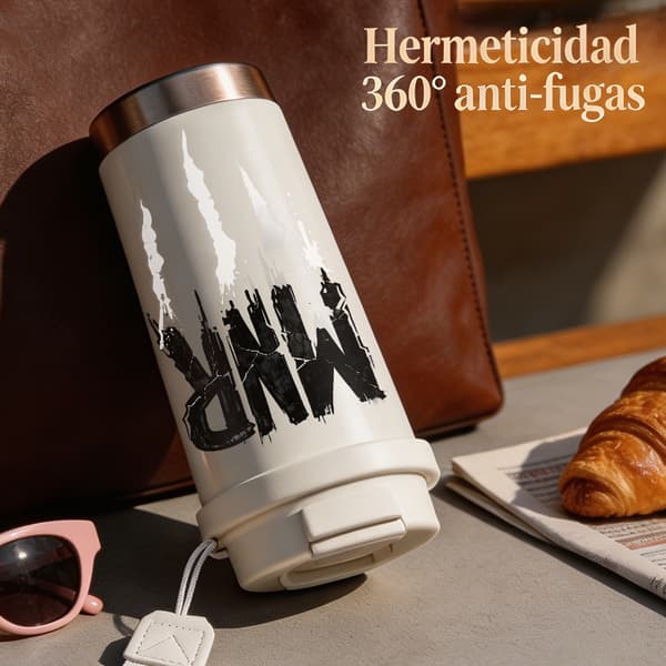 Termokopp 500ml 316 Rustfritt Stål Anime Design Black