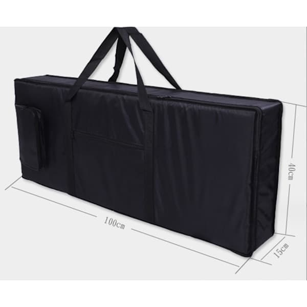 61 Tangenters Keyboardfodral, portabla slitstarka keyboardväskor Oxcompatibled tyg vadderade, A