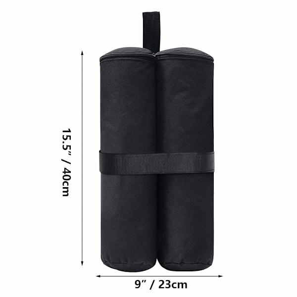 4-pack Gazebo Sandvikter Kraftiga Dubbelsydda Sandviktpåsar, Benvikter för Pop up Canopy Tält Solskydd