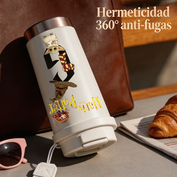 Termisk kaffekopp 500ml 316 rustfritt stål minimalistisk design Pink