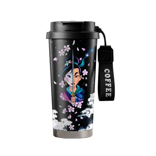 Kaffetermos 500ml 316 Rustfritt Stål Trendy Design Black