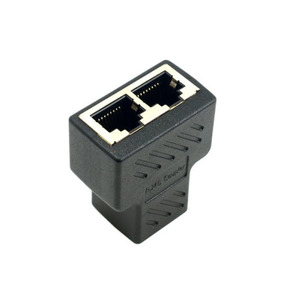 1 stk. Afskærmet CAT6 RJ45 netværks-T-hoved netværkskabel