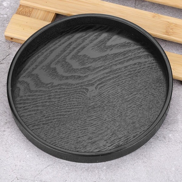 1 stk Svart 30cm Solid Trebrett Tre Tesett Tebrett