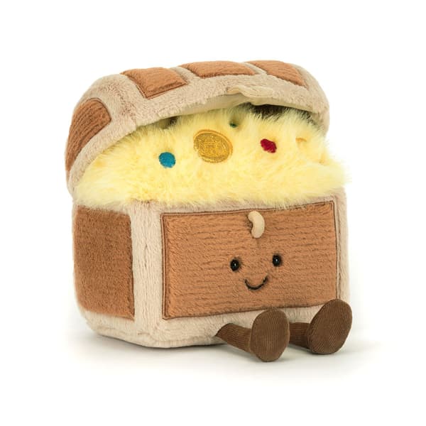 Jellycat 16 cm Amuseables Skattekiste legetøj
