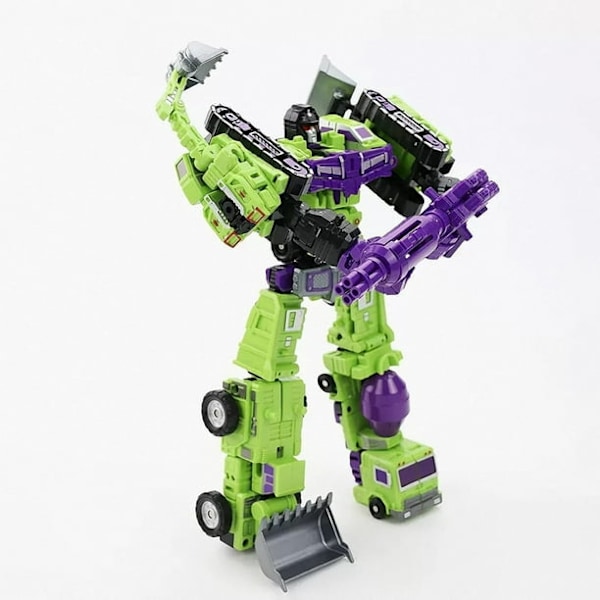 6-i-1 Transformer Leks Generations War for Cybertron Devastator Figurset, Avancerad Precisionsdeformationserie