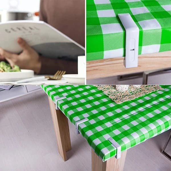 8 Hvide Dugklemmer Store Udendørs Dugklemmer til,A
