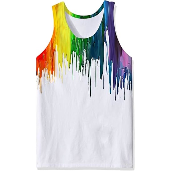 Herre Tanktoppe Sjove Grafiske Sommer Ærmeløse Tanktop (XL kode) XL