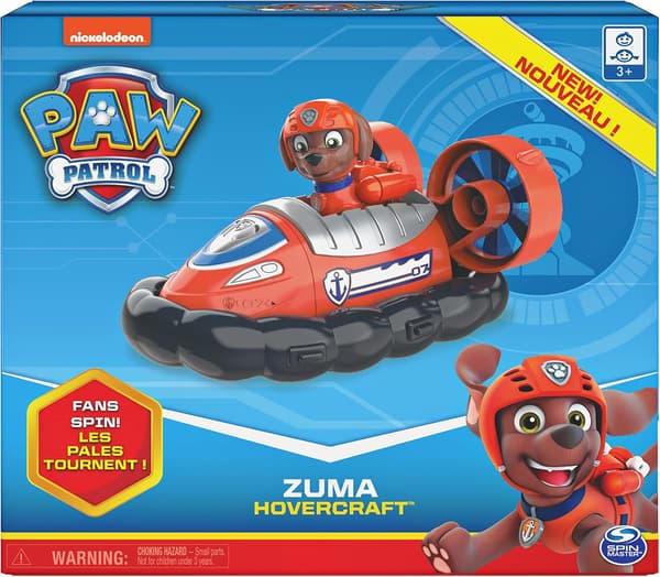 Kjøretøy med samlefigur, for barn fra 3 år og oppover hovercraft