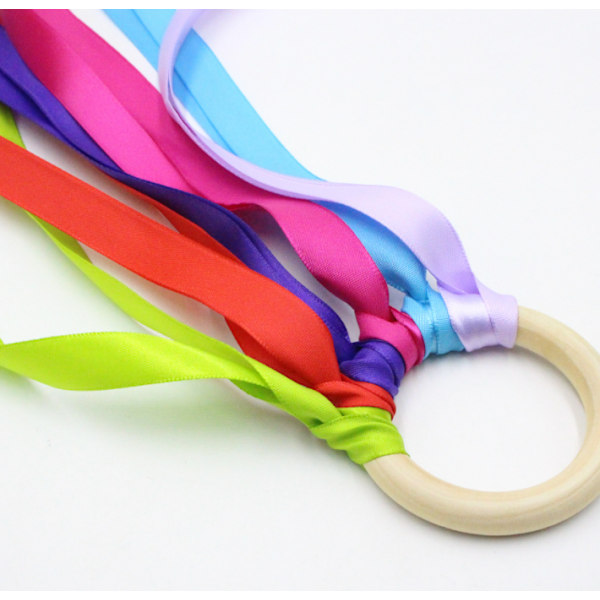 5 stycken med 255 stycken 50 cm färgade träringband
