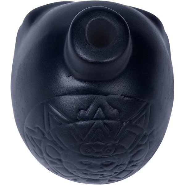 Skrigende Aztec Dødspibe - Kranie Sort