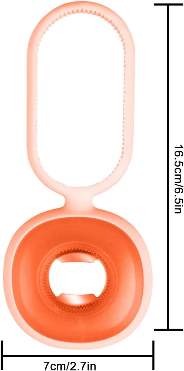 1 stycke (Orange) Silikon Bartender Flasköppnare - Multifunktionell