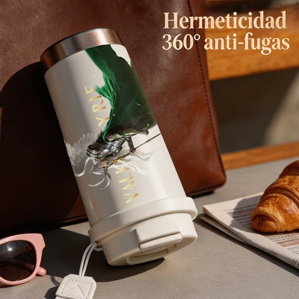 Kaffetermos 500ml 316 Rustfritt Stål Grafisk Design Pink