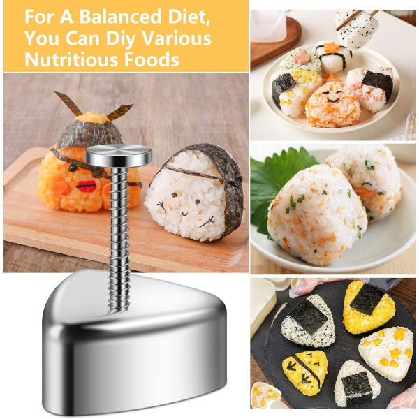 1 piece triangle sushi mold onion rice ball make model,