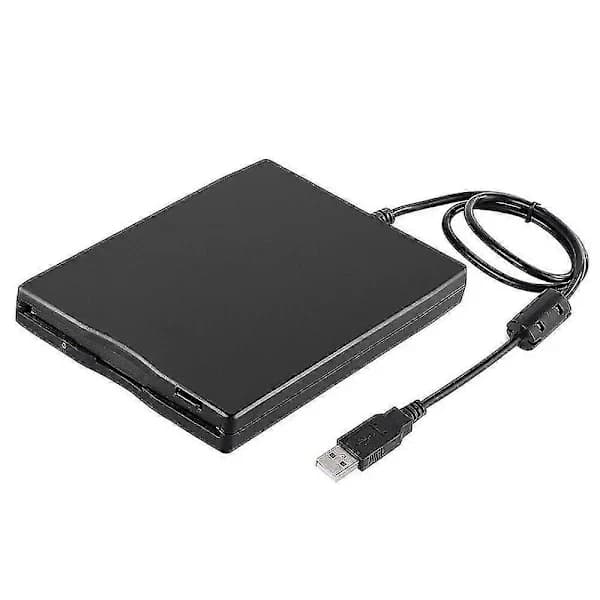 Ekstern USB-diskettedrev Bærbar 3,5-tommers diskettedrev USB-interface Plug and Play Lav N,A