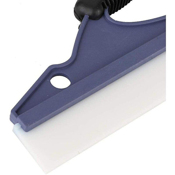 Bilfönstersskrapa, D-formad vindrutetorkare fönstersskrapa squeegee glasfordonsskylt vindruterengöringsverktyg longziming