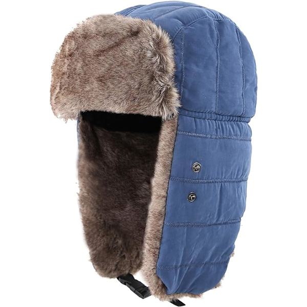 Trooper Trapper Hat, Varm Vinterhat, Jagthat med Maske, Ea