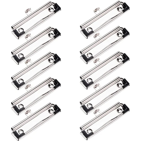 10 stykker metalklemmer Metalklemme Udklip Papirclips Dokument C