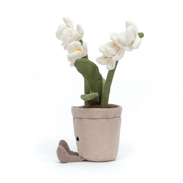 Jellycat Amuseables Creme Orkide Plyslegetøj