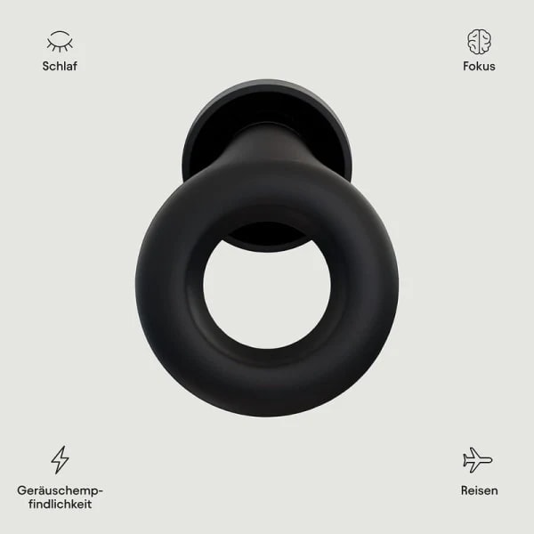 Loop Experience - Melua vaimentavat korvatulpat (18 dB) - In-Ear kuulosuojaimet - Musta