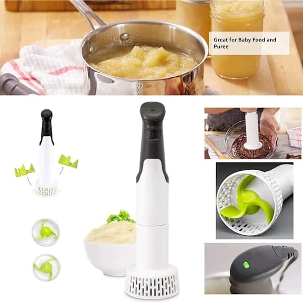 Elektrisk potatisstöt, 3 i 1 multiverktyg handmixer set-Blender, A