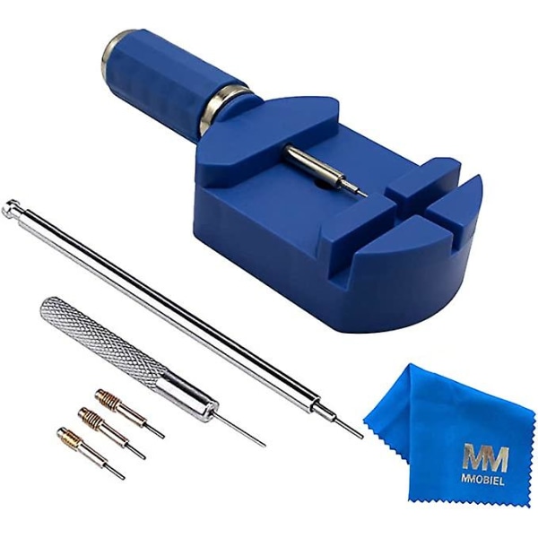 Watchmaker Watch Band Repair Tool Kit with Pins, Steel Spring Pusher