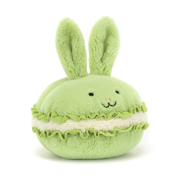 Jellycat Delicate Dessert Rabbit Macaron Pehmolelu, Söpö Pehmolelu, 12cm