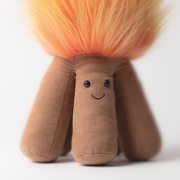 Jellycat Amuseables Bål Plush Legetøj 30cm