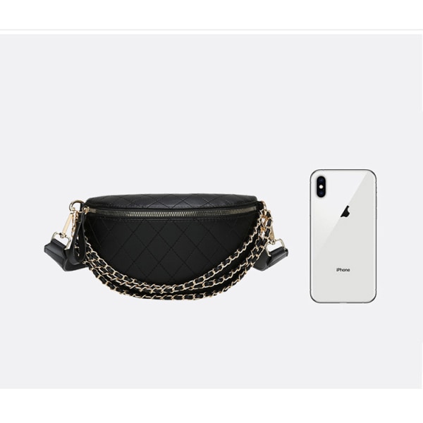 Stor Kjede Skulderveske Crossbody Brystveske Dame