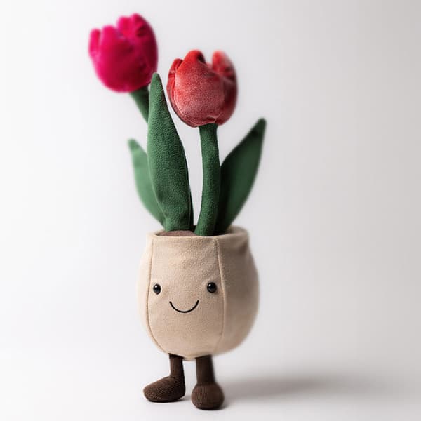 Jellycat Amuseables Tulip Potte, 28 cm